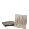 Sportula Set of 4 MLB New York Yankees Boasters Coasters 1 Sportula Set of 4 MLB New York Yankees Boasters Coasters -Cheap Orlane Store Belk 167