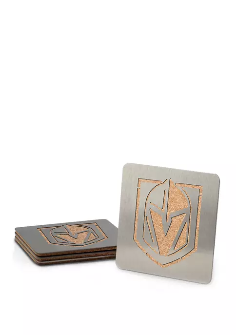 Sportula NHL Vegas Golden Knights Boasters, Set of 4 Coasters 4 Sportula NHL Vegas Golden Knights Boasters, Set of 4 Coasters - Image 2