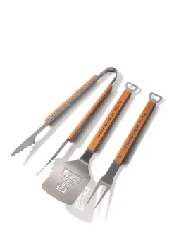 Sportula NCAA Texas Tech Red Raiders Classic Series 3 Piece BBQ Set