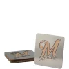 Sportula Set of 4 MLB Milwaukee Brewers Boasters Coasters -Cheap Orlane Store Belk 87